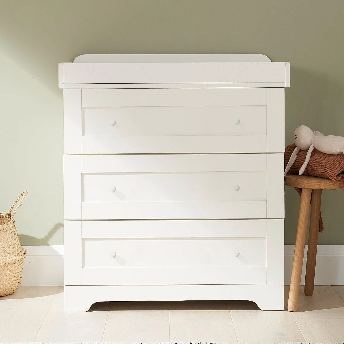 Tutti Bambini Tutti Bambini Rio Nursery Dresser / Chest Changer - White Tutti Bambini Tutti Bambini Rio Nursery Dresser / Chest Changer - White -Push Chair Expert Sales 030rs1 1111 2