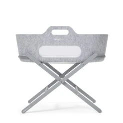 Snuz SnuzBaskit Light Grey Moses Basket & Dove Grey Stand