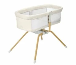 Babymore Babymore Air Motion Gliding Crib - Cream