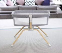 Babymore Babymore Air Motion Gliding Crib - Slate -Push Chair Expert Sales 2600003 life2 1 740x634 1