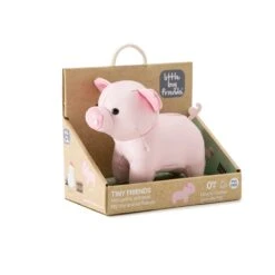 Little Big Friends Little Big Friends - Farm Collection Tiny Friends Rattle Toy - Pig -Push Chair Expert Sales 303075 8