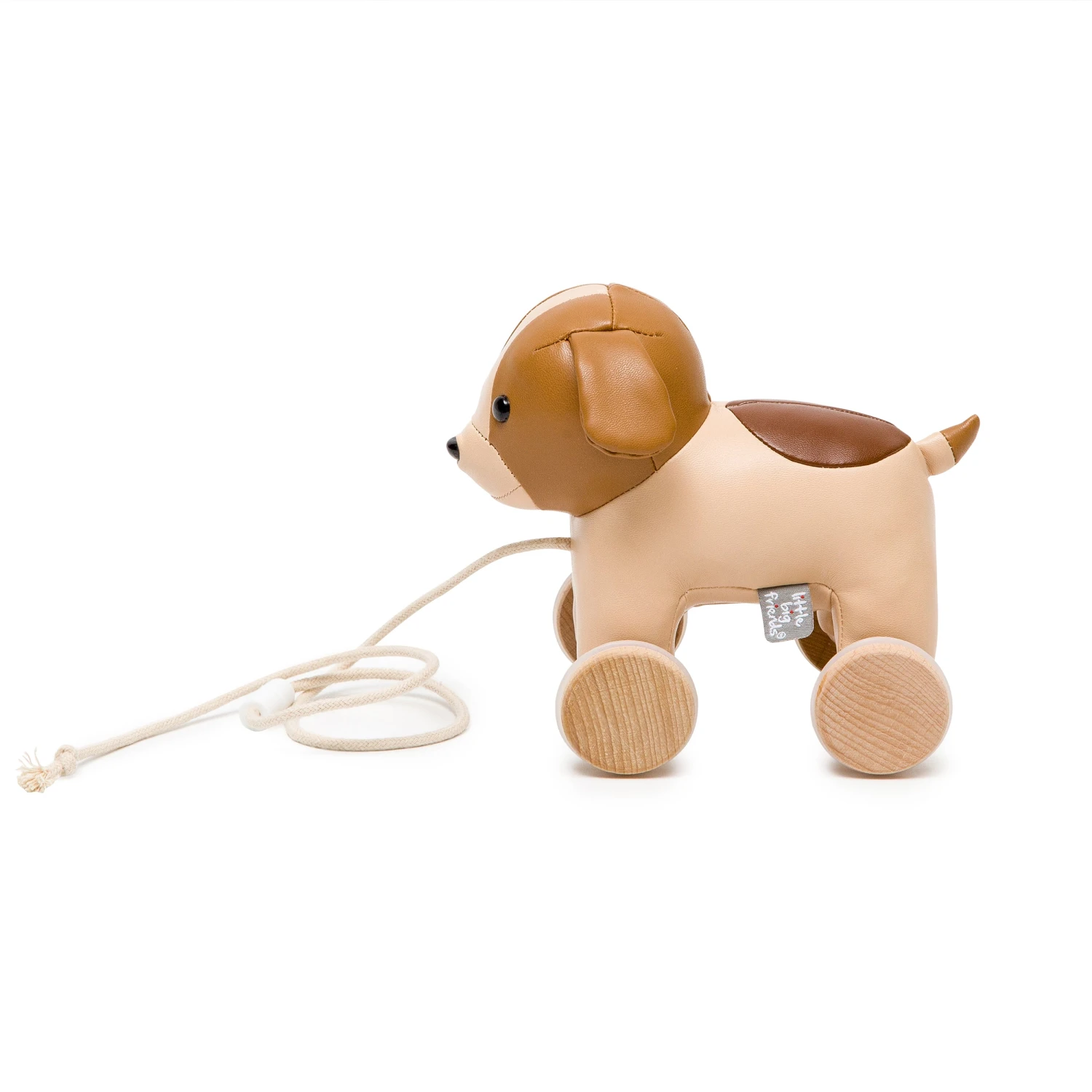Little Big Friends Little Big Friends Pull Along Animal Toy – Adrien the Dog Little Big Friends Little Big Friends Pull Along Animal Toy – Adrien The Dog -Push Chair Expert Sales 303563 3