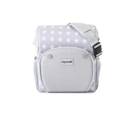 Baby To Love Baby To Love Travel Up Backpack Chair & Booster Seat - White Stars