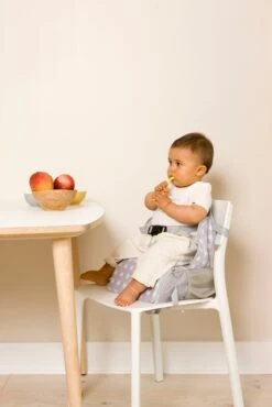 Baby To Love Baby To Love Travel Up Backpack Chair & Booster Seat - White Stars -Push Chair Expert Sales 304034 5 1 scaled 1