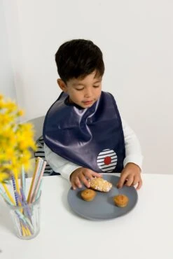 Baby To Love Baby To Love Cotton Jersey Bibs 2 Pack - Blue Stripes -Push Chair Expert Sales 304096 6 scaled 1