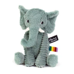 Les Ptipotos Les Ptipotos Plush Cuddly Toy: Eddie The Elephant - Green