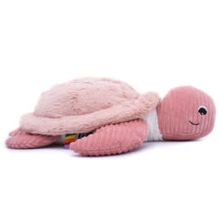 Les Ptipotos Les Ptipotos Plush Cuddly Toy & Pyjama Holder: Tilly The Giant Turtle - Pink