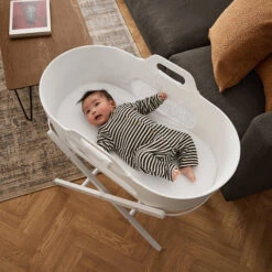 Snuz SnuzBaskit Dark Grey Moses Basket & Dove Grey Stand -Push Chair Expert Sales 4972 main 480x480 crop center 3f2a95cc 7a3b 4836 b24d b188abc2430e