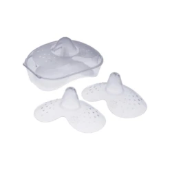 MAM MAM Breast Protector Nipple Shields Twin Pack & Case – Small (Size 1 / 17mm)
