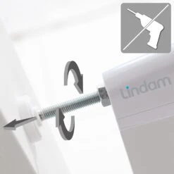 Lindam Lindam Sure Shut Ethos Baby Stair Gate W73-79cm - White -Push Chair Expert Sales 61FZFOqCgcL. AC SL1500