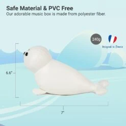 Little Big Friends Little Big Friends: Sea Collection Pull-String Musical Animal Toy - Elliot The Seal -Push Chair Expert Sales 61H 9qTeiFL. SL1500