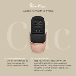 Silver Cross Silver Cross Clic Fleece Lined Footmuff - Roebuck 5 Silver Cross Silver Cross Clic Fleece Lined Footmuff - Roebuck -Push Chair Expert Sales 712taOWDrGL. AC SL1500