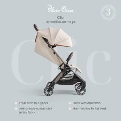 Silver Cross Silver Cross Clic Stroller - Almond -Push Chair Expert Sales 71XWCIBNE L. AC SL1500