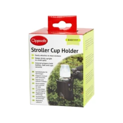 Clippasafe Clippasafe Universal Pushchair & Stroller Cup Holder - Black