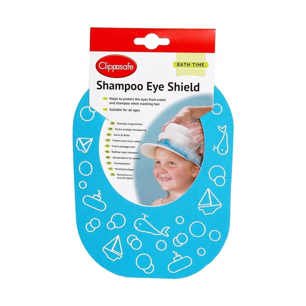 Clippasafe Clippasafe Bathtime Shampoo Eye Shield - Blue Clippasafe Clippasafe Bathtime Shampoo Eye Shield - Blue -Push Chair Expert Sales 71s3wIabPJS. AC SL1200 2