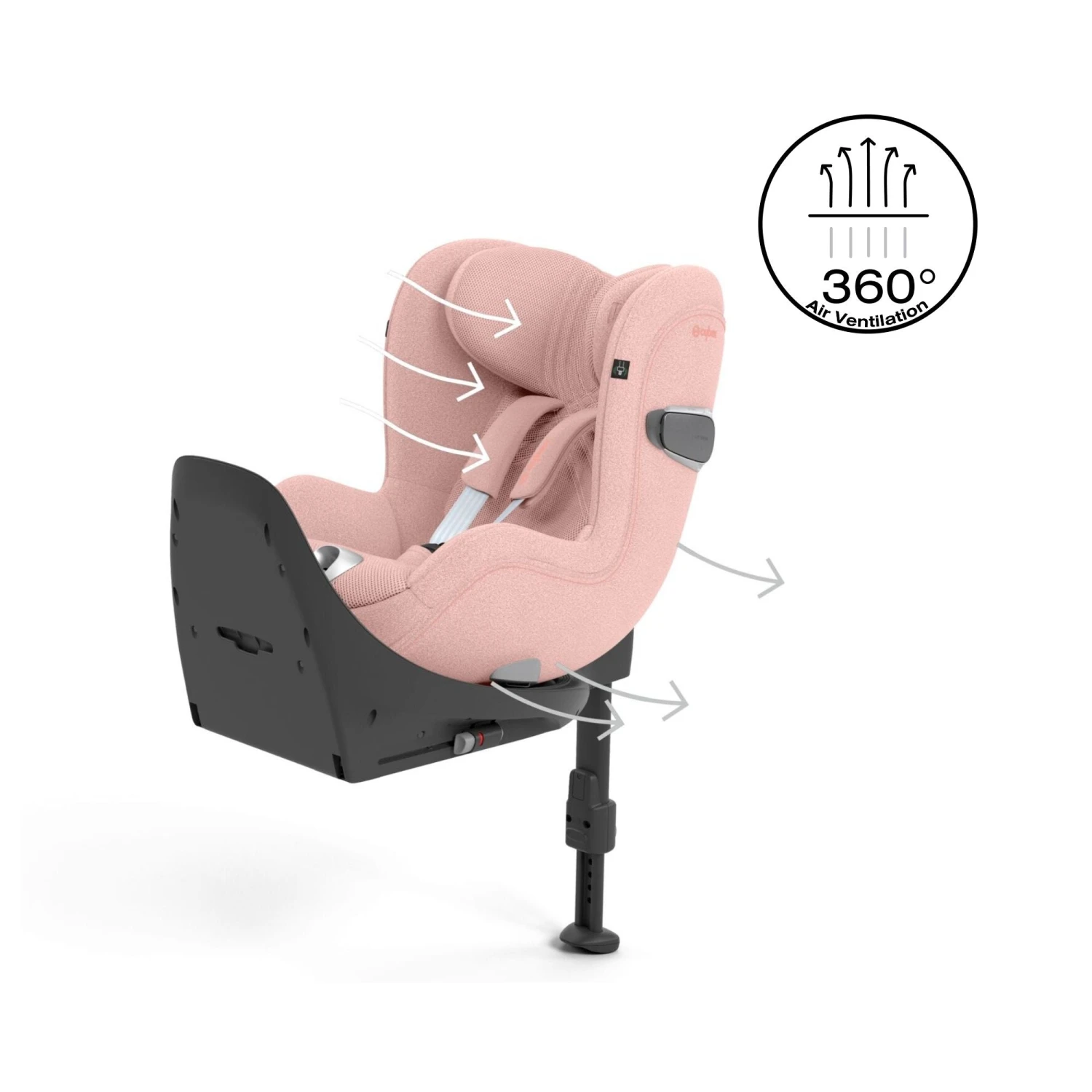 Cybex Cybex Sirona T Rotating Car Seat - PLUS - Peach Pink Cybex Cybex Sirona T Rotating Car Seat - PLUS - Peach Pink -Push Chair Expert Sales 7 19