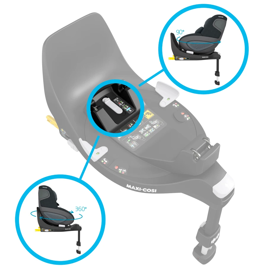 Maxi-Cosi Maxi-Cosi FamilyFix 360 ISOFIX Car Seat Base Maxi-Cosi Maxi-Cosi FamilyFix 360 ISOFIX Car Seat Base -Push Chair Expert Sales 8043010110 176607