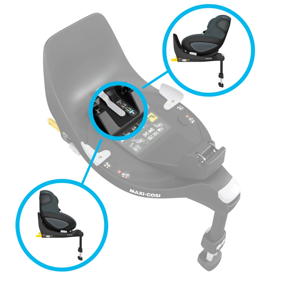 Maxi-Cosi Maxi-Cosi FamilyFix 360 ISOFIX Car Seat Base Maxi-Cosi Maxi-Cosi FamilyFix 360 ISOFIX Car Seat Base -Push Chair Expert Sales 8043010110 283071