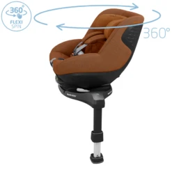 Maxi-Cosi Maxi-Cosi Pearl 360 PRO Car Seat - Authentic Cognac -Push Chair Expert Sales 8053650110 272383