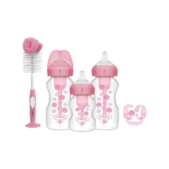 Dr. Brown's Dr Brown's Dr Brown’s Natural Flow Options+ Anti-Colic Bottle Gift Set - Pink