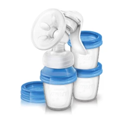 Philips Avent Philips Avent Manual Breast Pump With 3 Cups - Blue