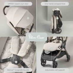 Silver Cross Silver Cross Clic Stroller - Almond -Push Chair Expert Sales 91 3mYo7aYL. AC SL1500