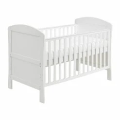 Babymore Babymore Aston Drop Side Cot Bed - White -Push Chair Expert Sales Aston Drop Side Cot Bed WHITE 6 scaled 740x740 1