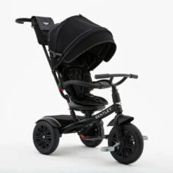 Roma Bentley 6-in-1 Push Along Trike / Bike - Black Edition / Matt Black -Push Chair Expert Sales Bentley Trike BN1 O1 Matt Black 3D left 800px 1200x1200 630x630 1