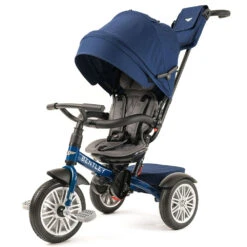 Roma Bentley 6-in-1 Push Along Trike / Bike - Sequin Blue
