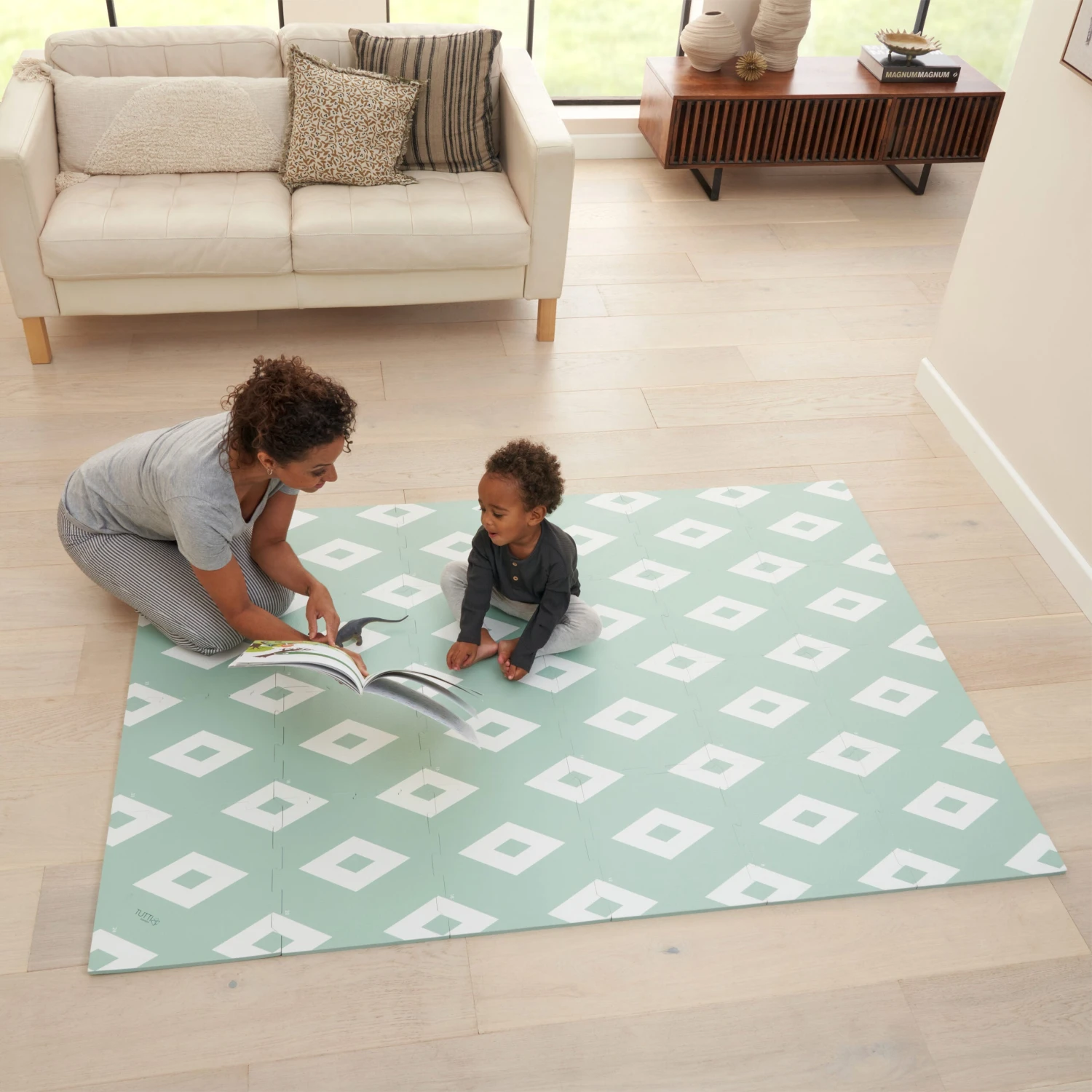 Tutti Bambini Tutti Bambini 120x 175cm Foam Puzzle Playmat - Diamond Mint Tutti Bambini Tutti Bambini 120x 175cm Foam Puzzle Playmat - Diamond Mint -Push Chair Expert Sales COZEE GO 2701 scaled 1