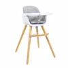 Callowesse Callowesse Elata 3-In-1 Scandi Wooden Highchair – Grey 2 Callowesse Callowesse Elata 3-In-1 Scandi Wooden Highchair – Grey -Push Chair Expert Sales Callowesse Elata 3 In 1 Wooden Scandi Highchair E2 80 93 Adjustable Legs E2 80 93 Grey