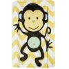 Callowesse Callowesse Soft Foam Baby Changing Mat - Monkey Chevron