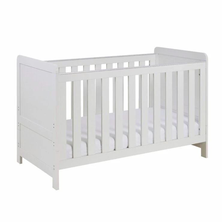 Babymore Babymore Caro 2 Piece Nursery Furniture Set with Cot Bed & Dresser - White Wash Babymore Babymore Caro 2 Piece Nursery Furniture Set With Cot Bed & Dresser - White Wash -Push Chair Expert Sales Caro Cot Bed WHITEWASH 5 scaled 740x740 2
