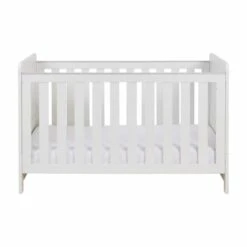 Babymore Babymore Caro 2 Piece Nursery Furniture Set With Cot Bed & Dresser - White Wash 4 Babymore Babymore Caro 2 Piece Nursery Furniture Set With Cot Bed & Dresser - White Wash -Push Chair Expert Sales Caro Cot Bed WHITEWASH 6 scaled 740x740 2