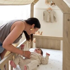 Tutti Bambini Tutti Bambini Casa Mini Cot Bed - Harvest Oak -Push Chair Expert Sales Casa 3 in 1 Cot Bed Distressed Oak 2 scaled 1