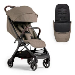 Silver Cross Silver Cross Clic Stroller - Cobble -Push Chair Expert Sales Clic with footmuff Cobble