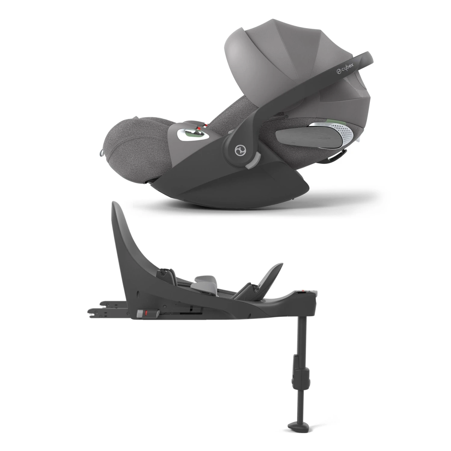 Cybex Cybex Cloud T i-Size Infant Car Seat - PLUS - Mirage Grey Cybex Cybex Cloud T I-Size Infant Car Seat - PLUS - Mirage Grey -Push Chair Expert Sales Cloud T and base mirage grey plus