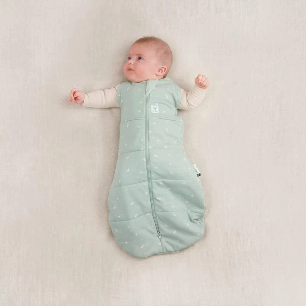 ergoPouch ergoPouch Organic Winter Swaddle Sleeping Bag | 2.5 Tog | 0-3 Months - Sage ErgoPouch ErgoPouch Organic Winter Swaddle Sleeping Bag | 2.5 Tog | 0-3 Months - Sage -Push Chair Expert Sales Cocoon Swaddle 2.5TOG Sage Arms out web 1024x1024 2