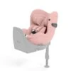 Cybex Cybex Sirona T Rotating Car Seat - PLUS - Peach Pink -Push Chair Expert Sales Cybex Sirona T Peach Pink angled grey base