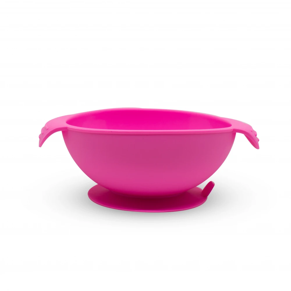 Callowesse Callowesse Silicone Suction Bowl - Pink Callowesse Callowesse Silicone Suction Bowl - Pink -Push Chair Expert Sales DSC 3193 Edit