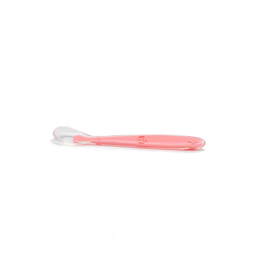 Callowesse Callowesse Silicone Weaning Spoon – Pink Callowesse Callowesse Silicone Weaning Spoon – Pink -Push Chair Expert Sales DSC 3211 Edit