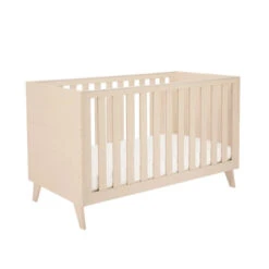 Babymore Babymore Dante Cot Bed - Natural