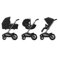 Maxi-Cosi Maxi Cosi Fame Premium Travel System Bundle With Accessories, Pebble 360 Pro2 Car Seat And ISOFIX Base - Twillic Black -Push Chair Expert Sales Fullscreen Retina landscape 1920390110U4Y2024 2024 maxicosi stroller comfort fame twillic twillicblack 3in1travelsystem side