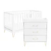 Babymore Babymore Kimi XL 2 Piece Nursery Furniture Set With Cot Bed & Dresser - Acrylic -Push Chair Expert Sales Kimi XL Acrylic 2 Piece Room Set 5 1 740x740 1