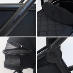 My Babiie My Babiie 450i Travel System With Infant Carrier - Black -Push Chair Expert Sales MB450CBG Graphics 6