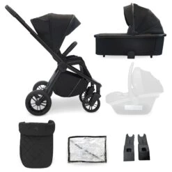 My Babiie My Babiie 450 Pushchair Bundle With Accessories - Black