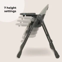 My Babiie My Babiie MBHC9 Luxe Highchair - Grey 5 My Babiie My Babiie MBHC9 Luxe Highchair - Grey -Push Chair Expert Sales MBHC9GY Graphics 4