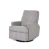 Obaby Obaby Madison Swivel Glider Recling Chair - Pebble -Push Chair Expert Sales Madison Reclining Nursery Chair Side View Pebble Obaby