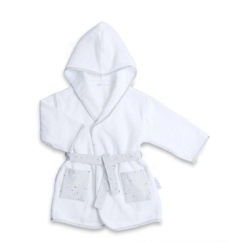 Gloop Gloop Organic Cotton Bath Robe 0-12 Months – Magic Sky Gloop Gloop Organic Cotton Bath Robe 0-12 Months – Magic Sky -Push Chair Expert Sales Magic Sky