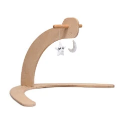 Callowesse Callowesse Dinky Wooden Baby Activity Gym With Moon & Star Soft Toys